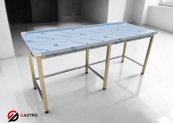 Stół przyścienny gastronomiczny bez półki spawany 2500x700x850 mm