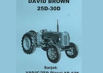 David Brown 25D, 30D ksiązka serwisowa wysyłka !