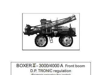 BERTHOUD BOXER 3000 4000 opryskiwacz instrukcja obsługi PL