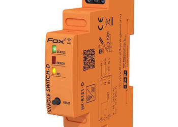 Pojedynczy przekaźnik Wi-Fi F&F SINGLE SWITCH Wi-R1S1-D, 230 V,
