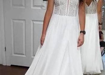 Suknia ślubna lekka zwiewna wygodna