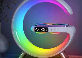 Lampka led z ładowarka indukcyjna i głośnikiem