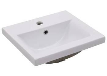 vidaXL Umywalka wpuszczana, 42 x 39 x 18 cm, ceramiczna, biała(SKU:145060)