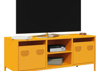 Szafka RTV żółta 1015x39x435 cm stal walcowana na zimno WM-851301