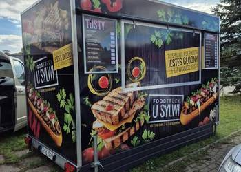 **PRZYCZEPA GASTRONOMICZNA** 3,50m NOWA !+ instalacja elektryczna