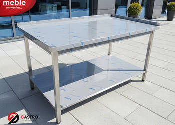 Stół przyścienny gastronomiczny z półką spawany 1500x900x850 mm