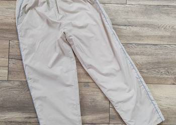 Beżowe Spodnie bojówki vintage cargo 80 90s