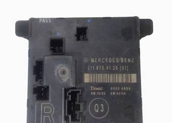MODUŁ STEROWNIK DRZWI PRAWY TYŁ MERCEDES W211 3.0 V6 2118704126