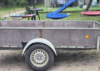 Przyczepa trebbiner niemiecka dmc 750kg wół roboczy, bardzo mocna