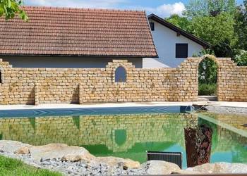 Kamień murowy naturalny postarzany cegła z kamienia na murki ogrodzenia Wielgomłyny