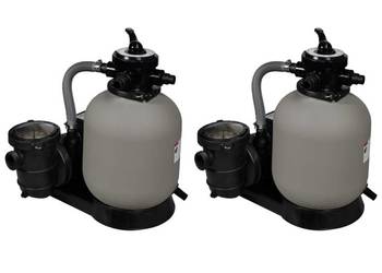 vidaXL Piaskowe pompy filtrujące, 2 szt., 600 W(SKU:277090)