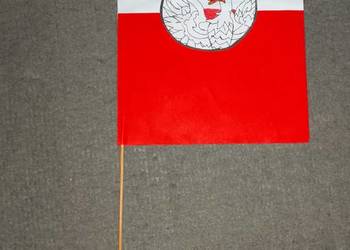 Flaga z Godlem Polski