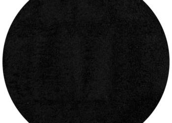 Dywan z długim włosiem PAMPLONA czarny Ø 280 cm WM-375293