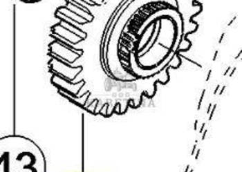 CLAAS Orbis 450 Koło Czołowe Przekładni Rozdzielającej CZĘŚCI 0001392960 0…