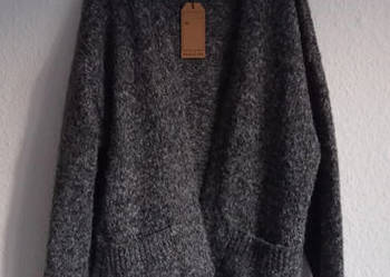 Śliczny kardigan, szary melanż, Medicine, rozm 38/40, nowy z metką