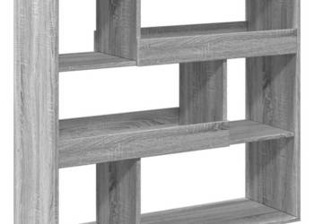 Regał szary dąb sonoma 100x33x945cm materiał drewnopochodny WM-3309479