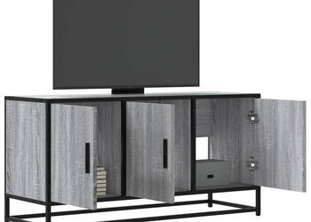 Szafka pod telewizor szary dąb sonoma 100x35x50 cm WM-848832