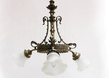 ~* Żyrandol Lampa  Francuska * Mosiądz * Paris *~