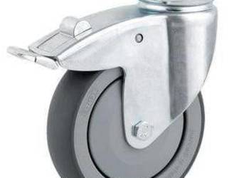 Ocynkowane koła skrętne z płytką mocującą 2475PJP050P40