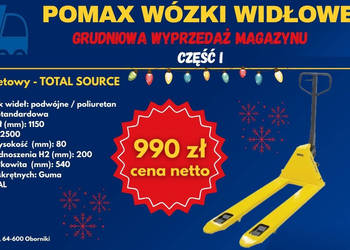 WÓZEK PALETOWY TOTAL SOURCE 1150 mm