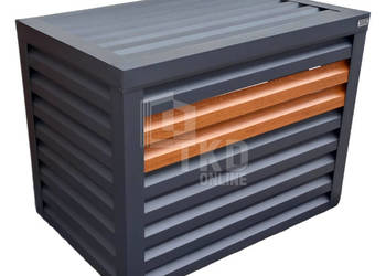 Osłona klimatyzatora pompy ciepła 90x60x100 antracyt TKD170