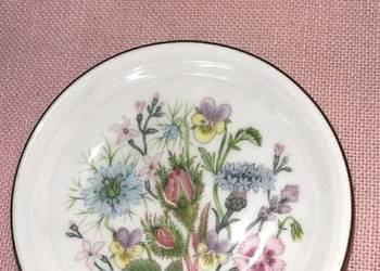 Talerzyk. Aynsley. Wild Tudor.  Made in England.  Łączka.