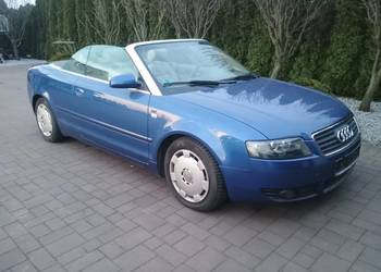 Audi A4 Kabrio 2002r 3,0i 220KM Nawigacja Klimatronic Tempomat Skóry