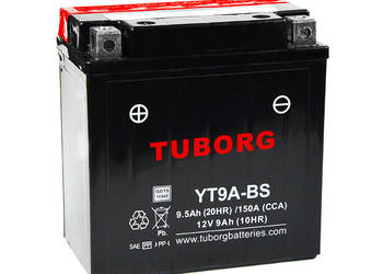 Akumulator Tuborg YT9A-BS 12V 9Ah 150A L+