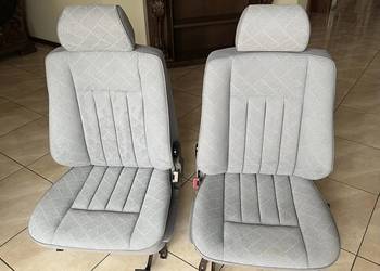 Bardzo ładne fotele Mercedes W124 (komplet prawy + lewy)