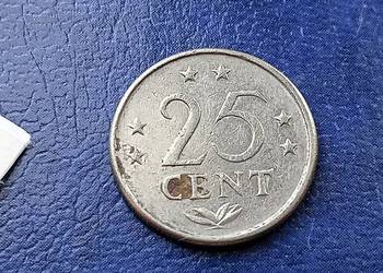 Stare monety 25 cent 1984 Antyle Holenderskie