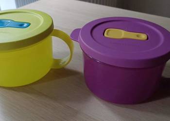 2szt Tupperware Cristallo kubek / pojemnik do mikrofali  450ml