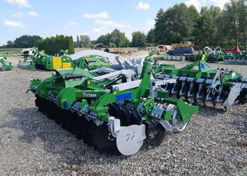 Agregat talerzowy Tytan 3 m Tolmet OFAS wał daszkowy