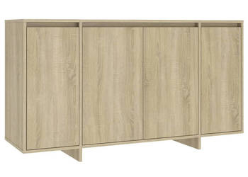 Szafka dąb sonoma 135x41x75 cm materiał drewnopochodny WM-809596