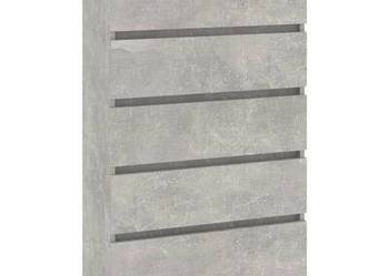 vidaXL Komoda, szarość betonu, 60x36x103 cm, materiał drewno（SKU:823020）