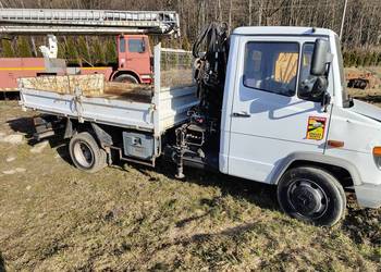 MERCEDES 814D HDS HIAB 035-2 Kiper Wywrotka Skrzynia Żuraw 2004