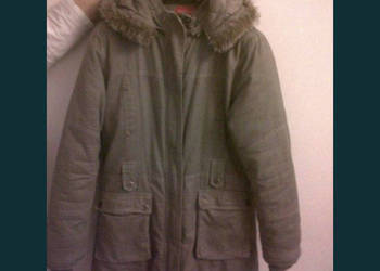 Parka kurtka zimowa rozm 38 M nowa kaptur khaki