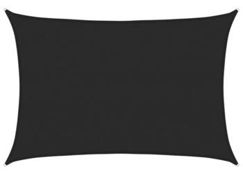 Żagiel przeciwsłoneczny 160 g/m² czarny 4x5 m HDPE WM-311738