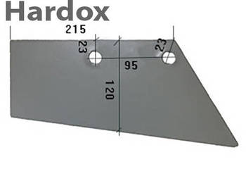 Lemiesz 300hektarów HARDOX 147898/P do pługa DOWDESWELL