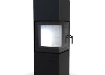 KOMINEK DEFRO PIEC QUADROOM STALOWY WOLNOSTOJĄCY NA DREWNO