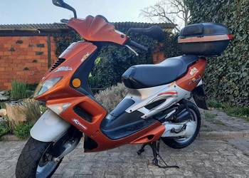 Ładny skuter Peugeot SpeedFight 1 50 2t ciecz 1998r 6674km 70km/h kufer LED