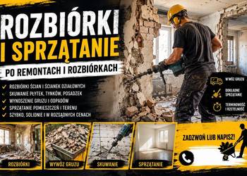 Prace porządkowe rozbiórki
