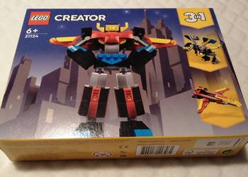Lego Creator 31124, 3w1, robot, smok, odrzutowiec (Zabawka)