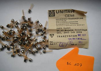 BC107 Tranzystor Unitra Cemi bc 107 Nowe