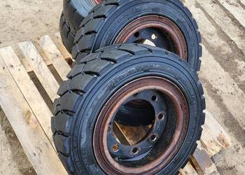 Komplet 4x kół do wózka widłowego.  Koła uterenowione .