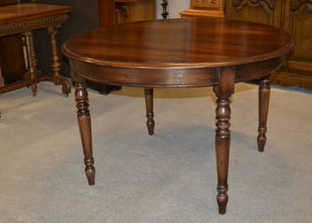 stół okrągły. francuski .lity dąb