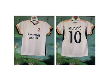 Kylian Mbappe koszulka piłkarska Real Madryt t-shirt Madrid