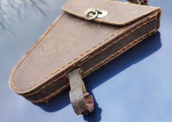 Narzędziówka Rowerowa Skórzana zapinana *schowek *akcesoria