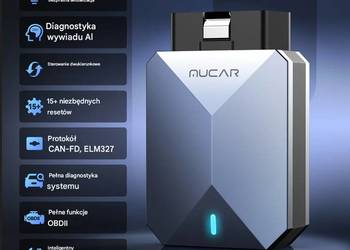 Interfejs diagnostyczny tester Mucar BT200 Max (współpraca z ELM327)
