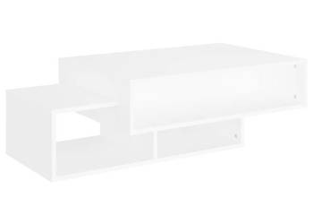 Stolik kawowy biały 105x55x32 cm materiał drewnopochodny WM-808522