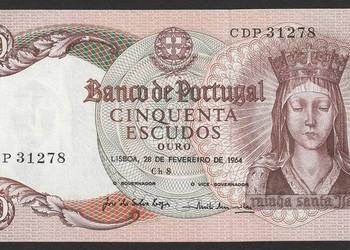 Portugalia 50 escudos 1964 - Santa Isabel - stan UNC -